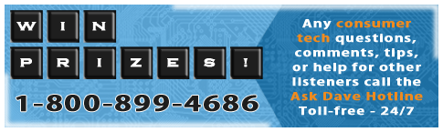 Participate on the show and win prizes! Call us toll-free 1-800-899-4686