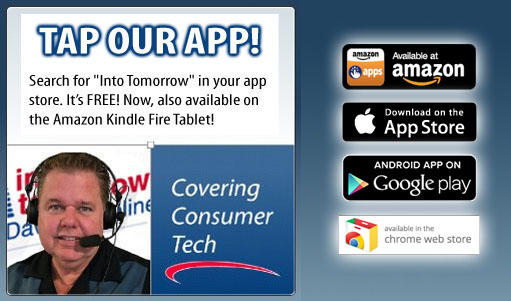 Download our FREE Into Tomorrow app! Listen, Participate & Win!